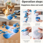 Smart Interactive Dog Ball Toy — Motion-Activated with Rope & Sound