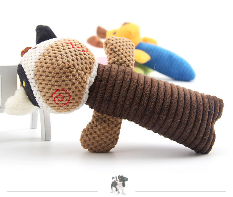 Squeaky Plush Dog Toy