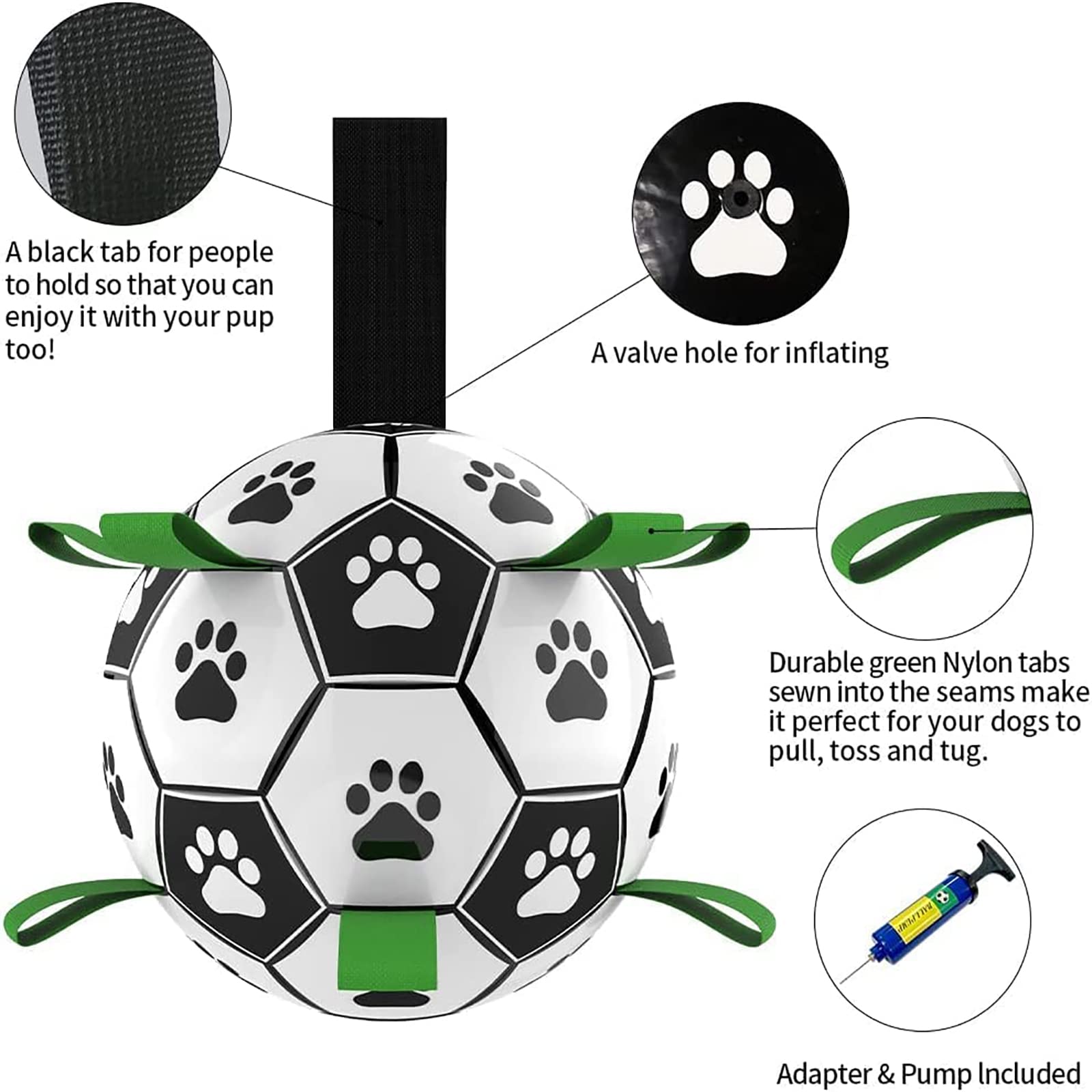 Inflatable Dog Soccer Ball