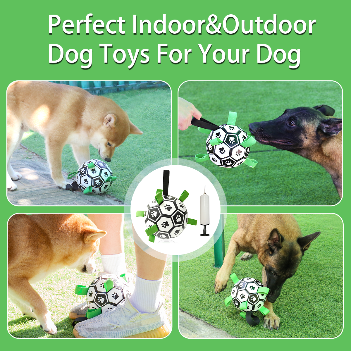Inflatable Dog Soccer Ball