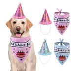 Dog Birthday Hat & Bandana Set