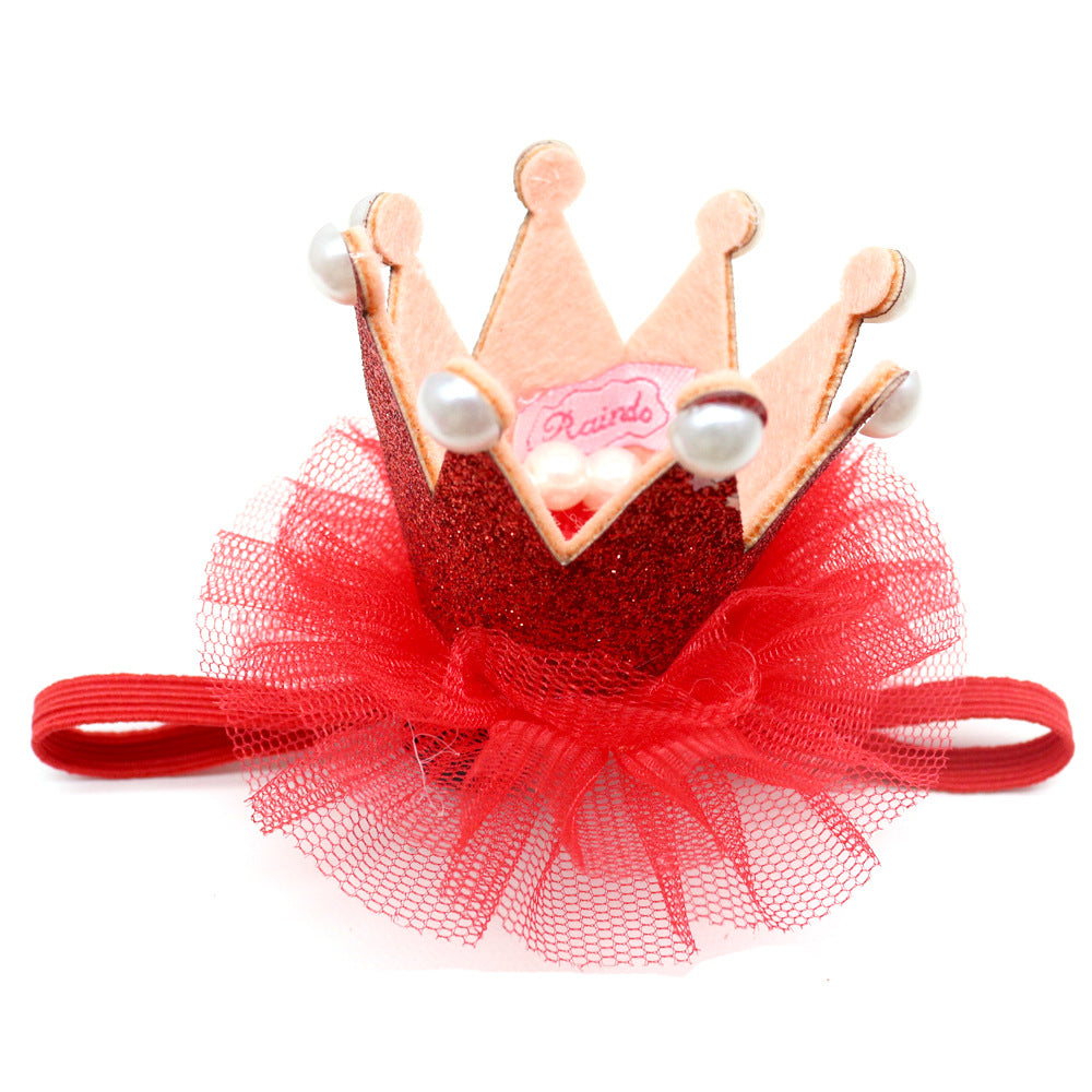 Dog Princess Crown Birthday Hat