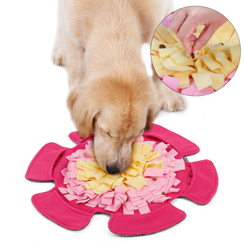 Flower-Shaped Dog Snuffle Mat