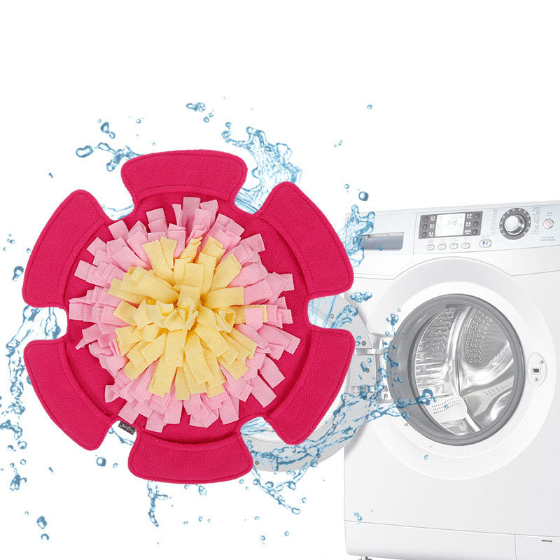 Flower-Shaped Dog Snuffle Mat
