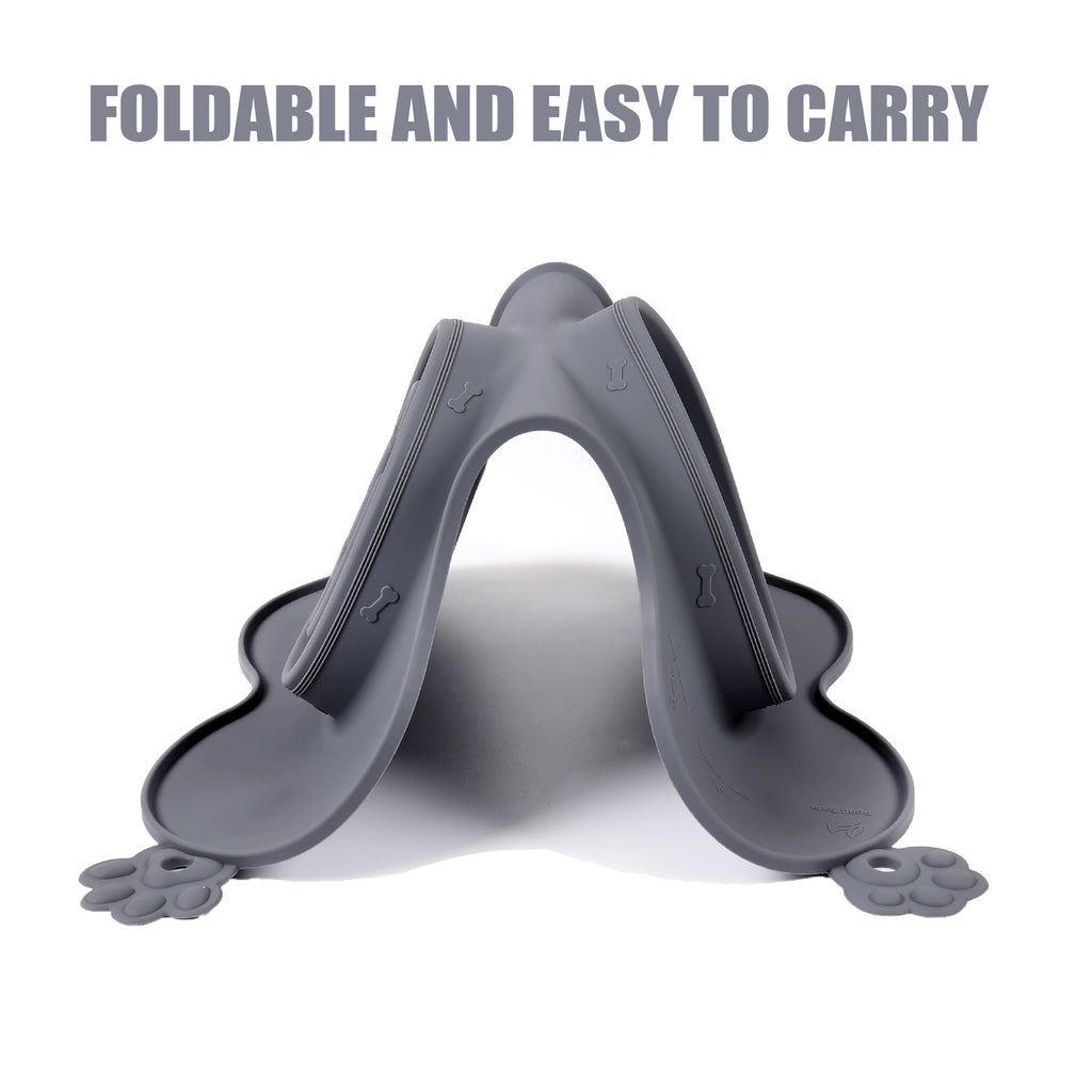 Silicone Double Bowl Dog Placemat