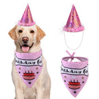 Dog Birthday Hat & Bandana Set