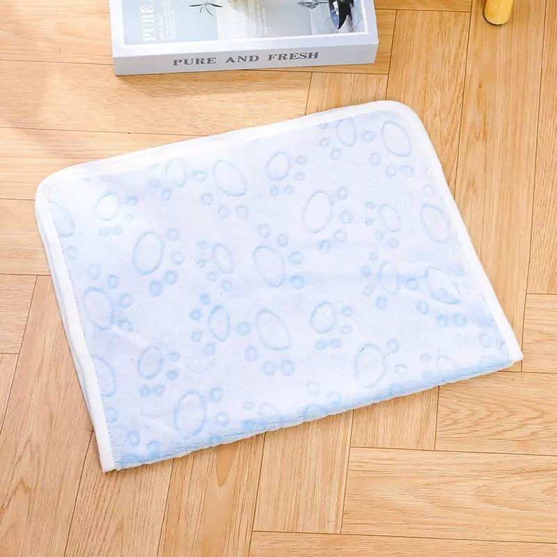 Paw Print Cutout Dog Blanket