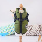 Waterproof Dog Jacket with Harness