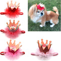 Dog Princess Crown Birthday Hat