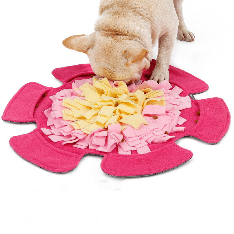Flower-Shaped Dog Snuffle Mat