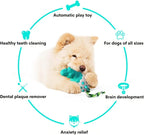 Dino Chew Toy with Rope — Durable Rubber Dog Toy for Aggressive Chewers
