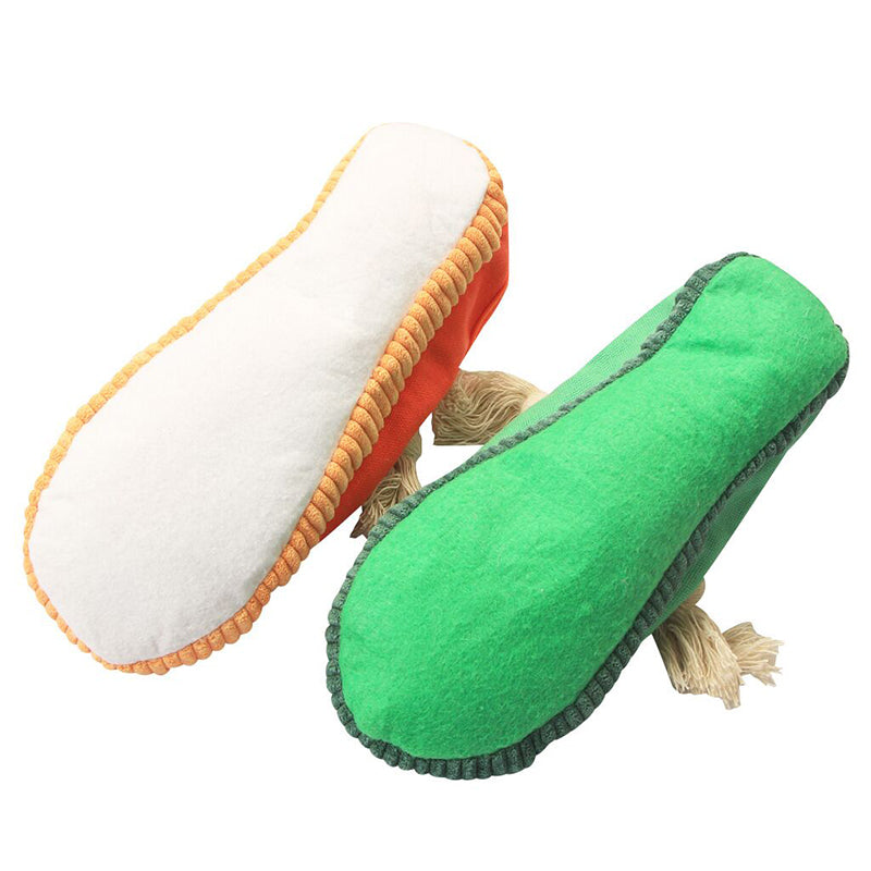 Slipper Plush Dog Toy
