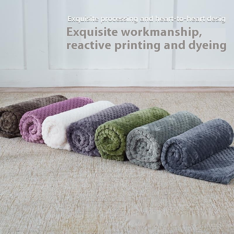 Coral Fleece Dog Blanket