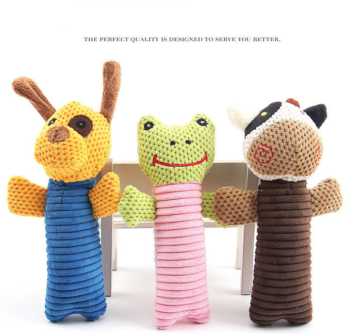 Squeaky Plush Dog Toy