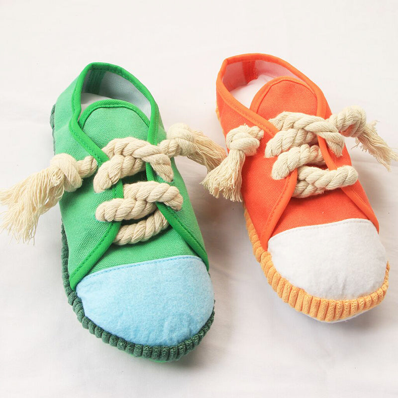 Slipper Plush Dog Toy