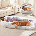 Human Dog Bed — Orthopedic Foldable Plush Lounger for You & Dog