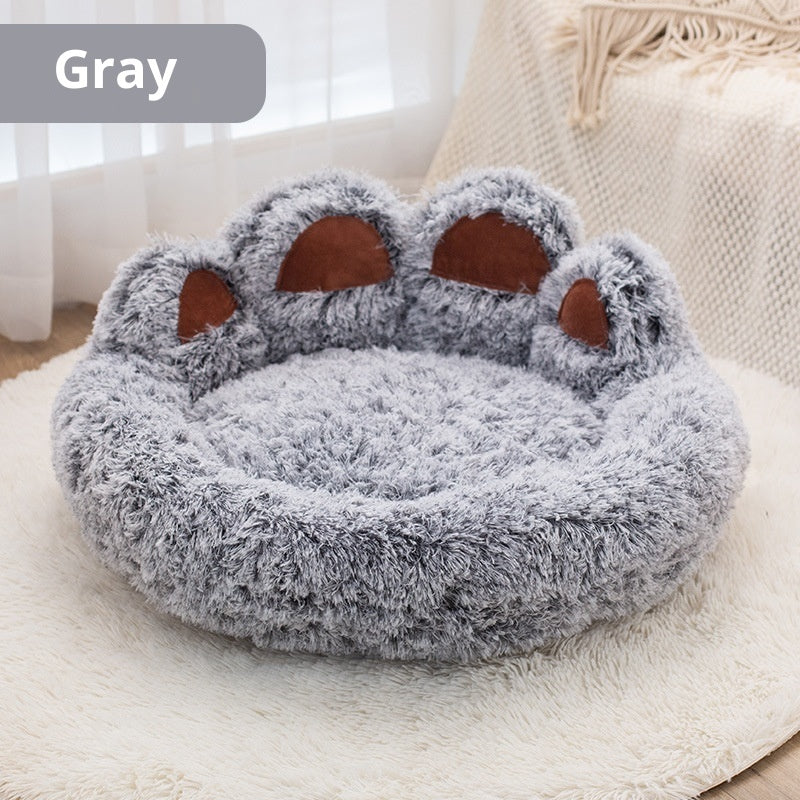 Plush Double Silk Dog Nest Bed