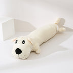 Plush Squeaky Dog Toy — Lying Dog Shape