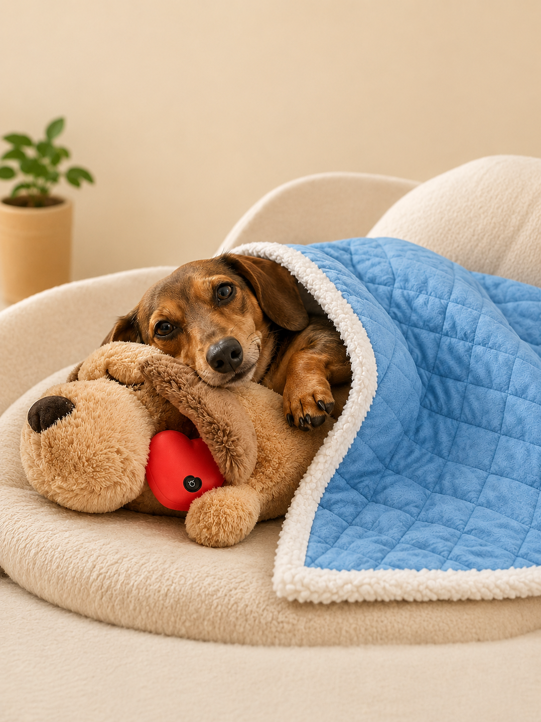 Quilted Terry Dog Blanket | Soft Warm Blanket for Dogs