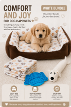 Comfort & Joy Kit | Dog Bed, Blanket & Lick Pad Bundle