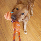 Animal Shaped Dog Chew Toy with Handle
