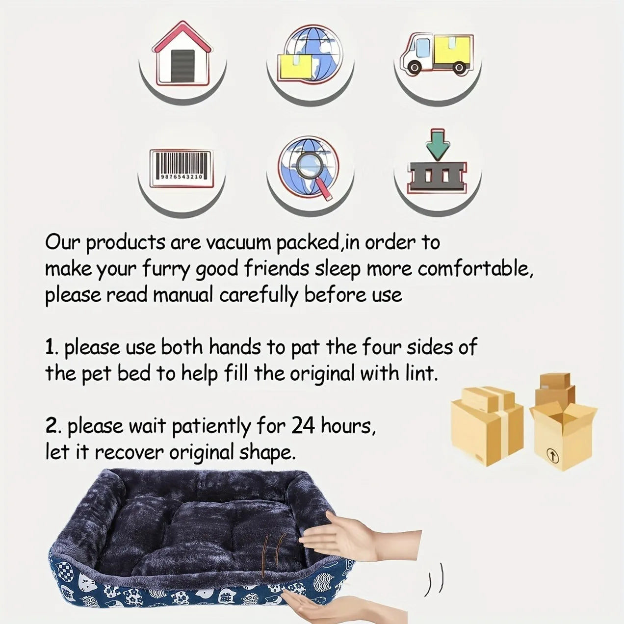 Plush Dog Bed Sofa