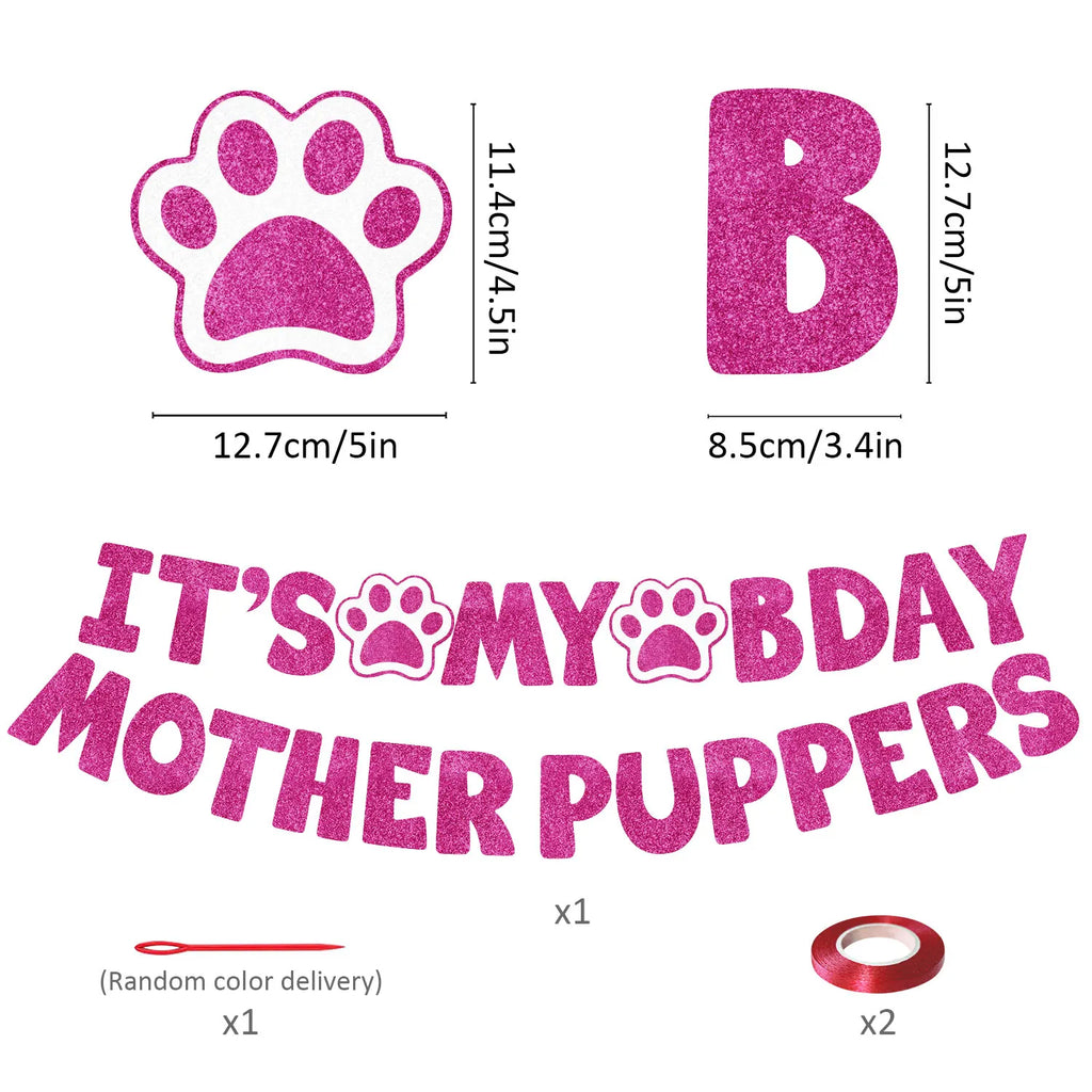 Funny Dog Birthday Banner