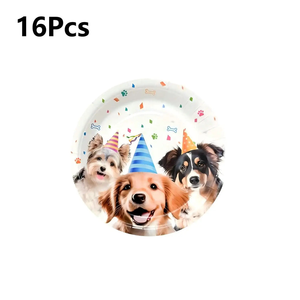Dog Birthday Party Decoration Set