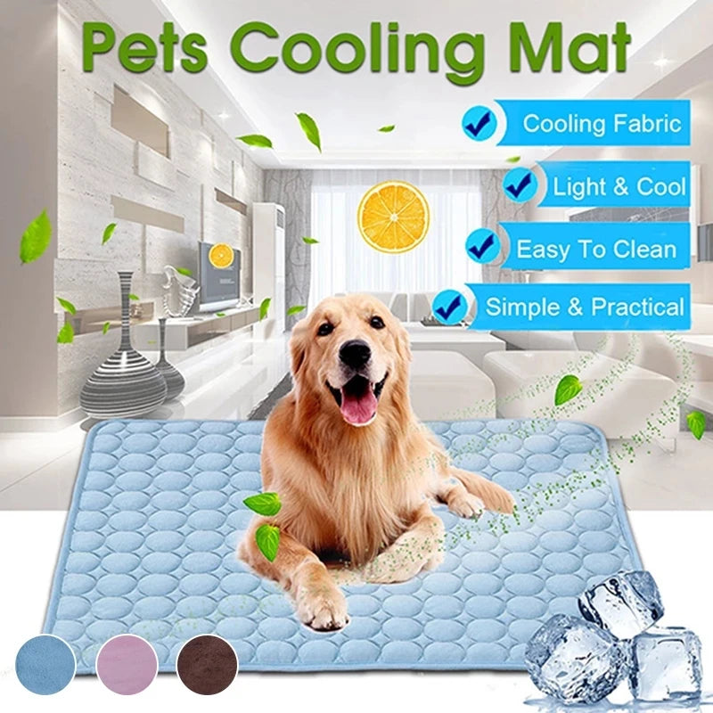 The Ultimate Calm Bundle | Cool Core Cooling Mat & Paw Print Blanket