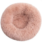Home Alone Anxiety Kit | Plush Round Calming Bed, Anxiety Blanket & Natural Rubber Chew Toy