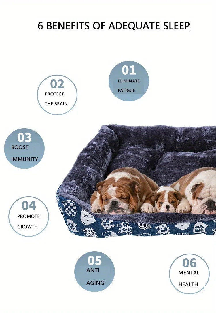 Plush Dog Bed Sofa