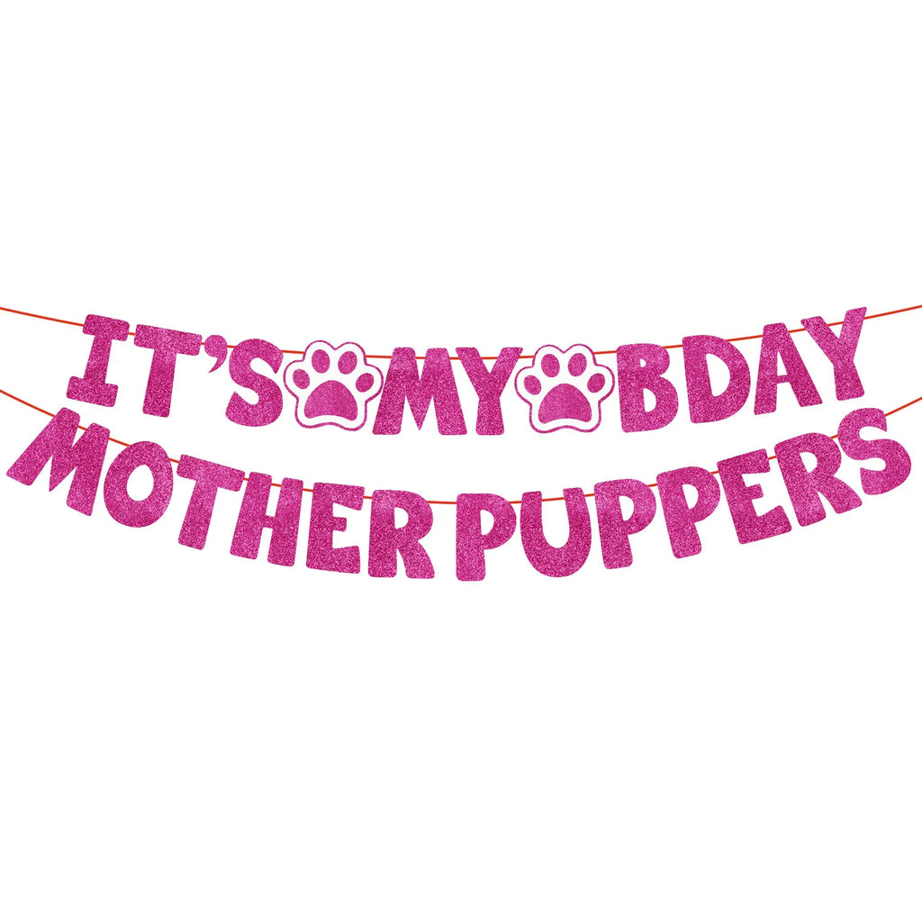 Funny Dog Birthday Banner