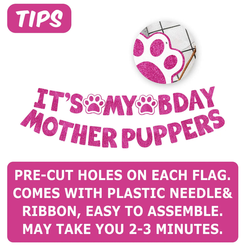 Funny Dog Birthday Banner