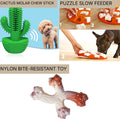 Save Your Furniture Kit – Cactus Molar Chew Stick, Puppy Puzzle Slow Feeder & Nylon Chew Toy