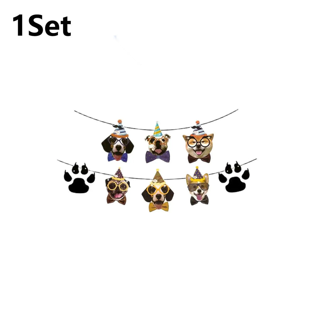 Dog Birthday Party Decoration Set