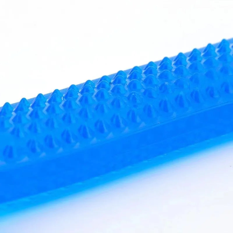 Paw Print Rubber Bone Dog Chew Toy