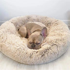 Plush Round Calming Dog Bed
