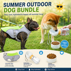 Summer Outdoor Bundle for Dogs | Cooling Vest & 2-in-1 Water Bottle