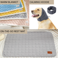 The Ultimate Calm Bundle for Dogs | Rest Mat, Warm Blanket, Noise-Reducing Ear Wrap