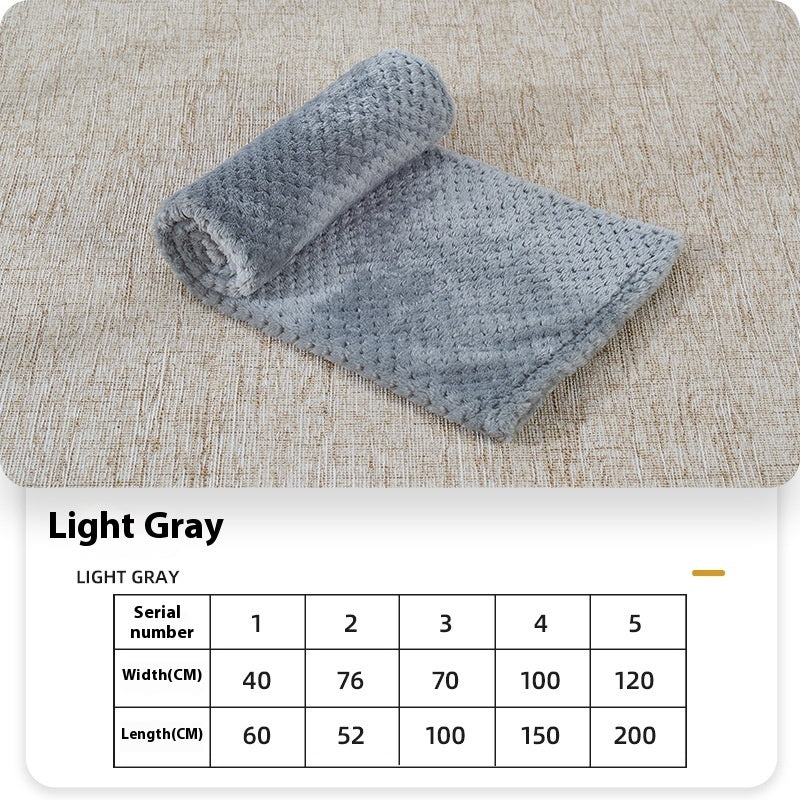 Coral Fleece Dog Blanket