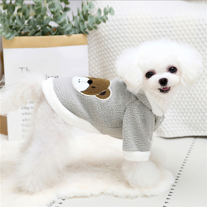 Bear Ear Hooded Dog Sweater