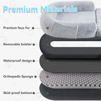 Human Dog Bed — Orthopedic Foldable Plush Lounger for You & Dog
