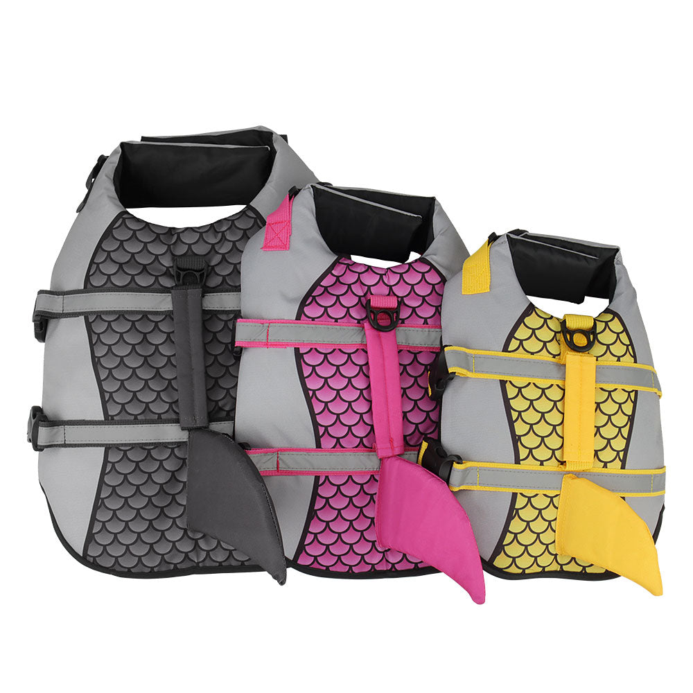 Dog Life Jacket & Swim Jacket — Buoyancy Vest with Rescue Handle